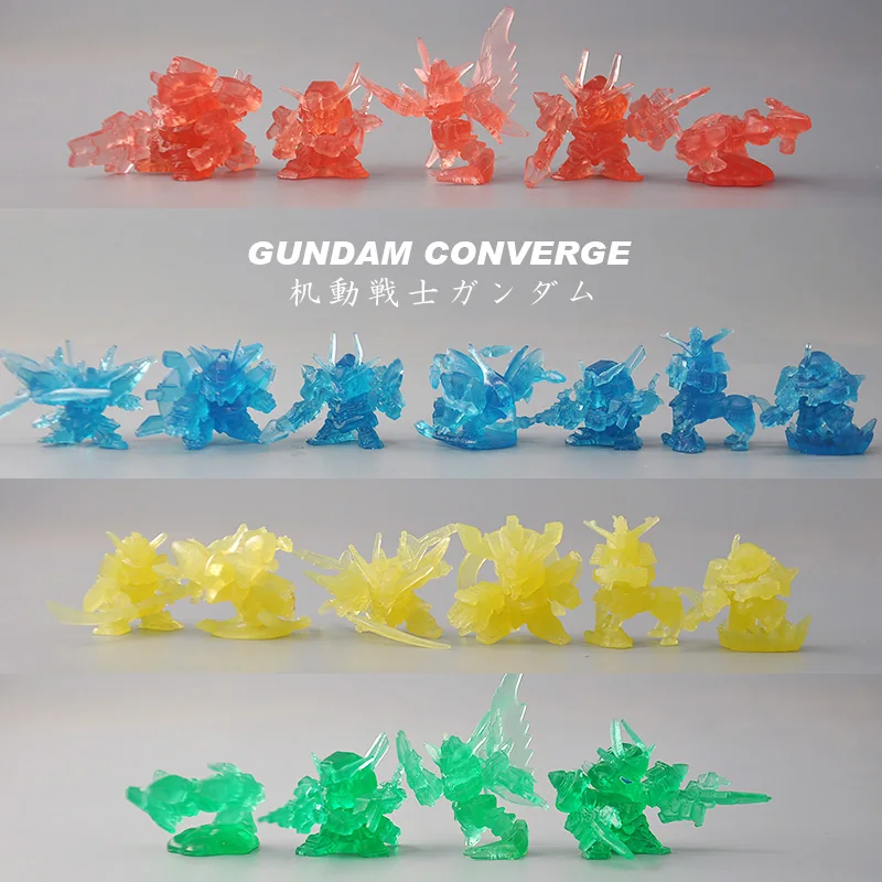 

BANDAI Original Gashapon Anime Figure Cute Kawaii SD Gundam FC Transparent Infinite Justice Collection Model Gacha Capsule Toys