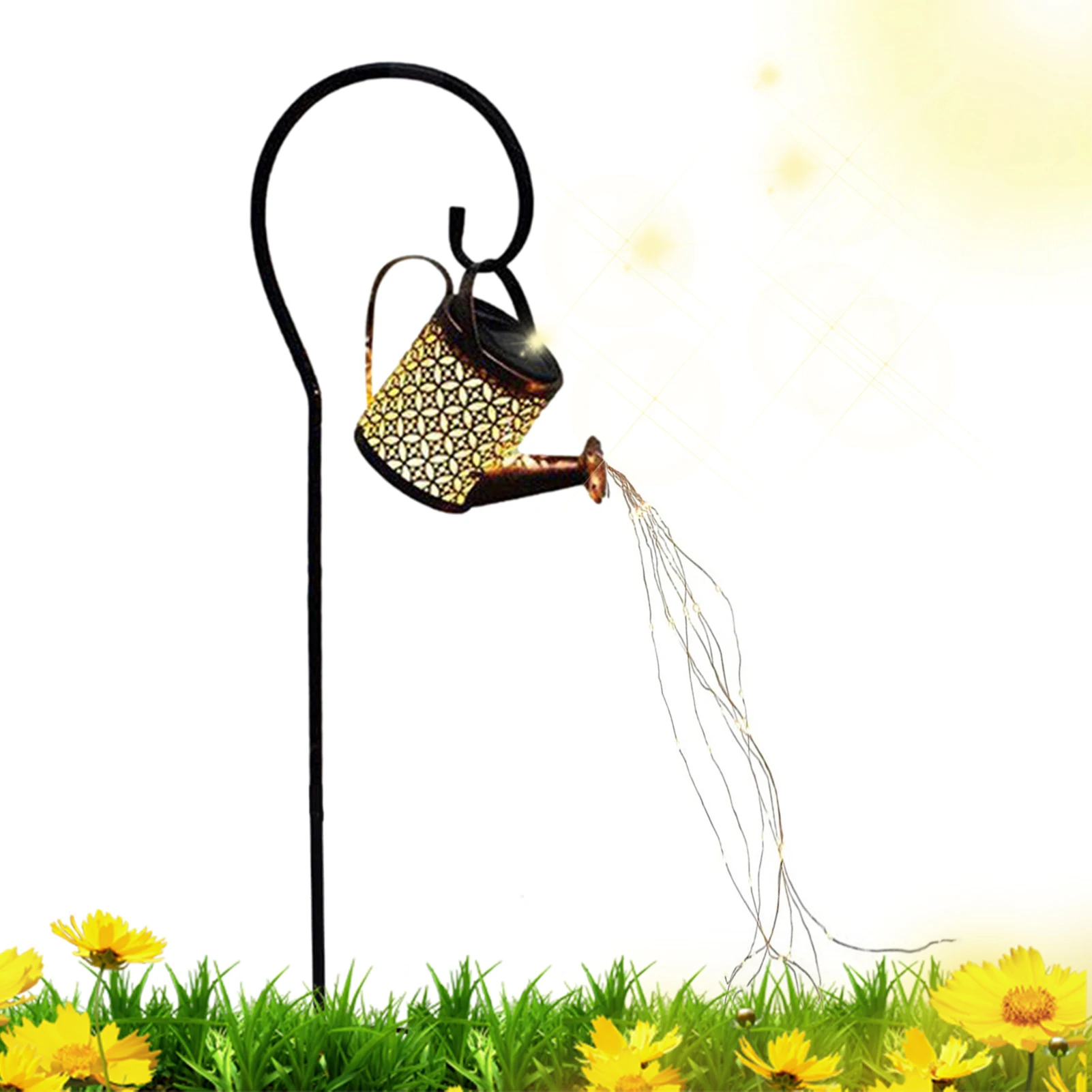 

Watering Can With Garden Decor Lights Solar Watering Can With Lights Outdoor Waterproof Light Strings With Bracket Solar Lantern