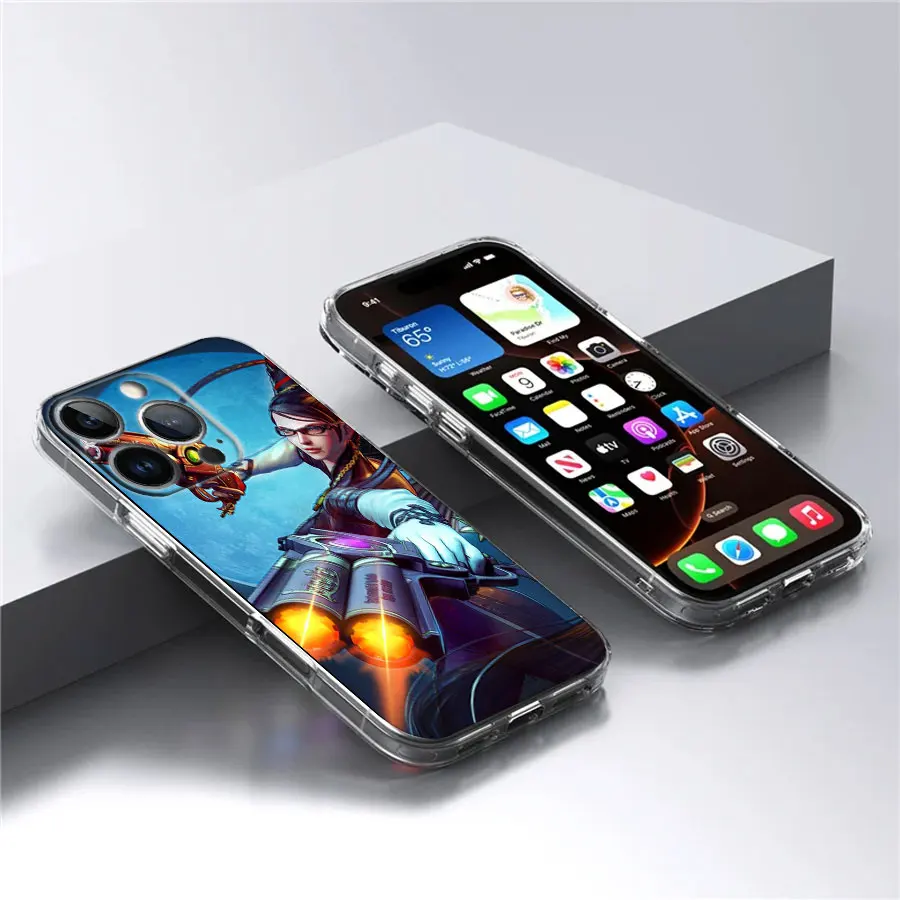 Фото Чехол Bayonetta для iPhone 17 Air, 16E, 17E, 16 Pro, 15 Pro Max, 14, 13 Plus, 12 Mini, 11, защитный чехол для камеры Apple из ТПУ №2
