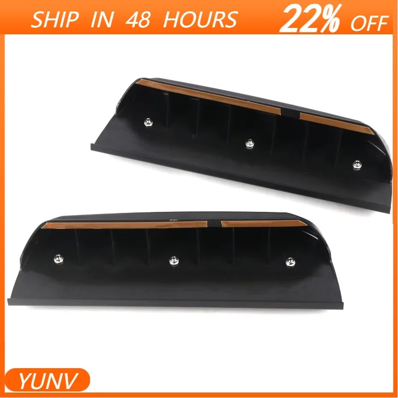 Фото YUNV для Toyota Land Cruiser Prado J250 LC250 2024 2025, черная накладка на подлокотник передней двери из ABS-пластика и кожи, аксессуар для комфорта. №1