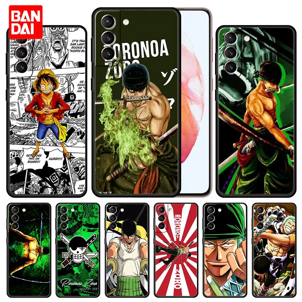 

Cover Case for Samsung Galaxy S22 S21 S20 S10 Plus Ultra FE S22Plus S21Plus 4G 5G Trend Coque Capa Thin One Piece Roronoa Zoro