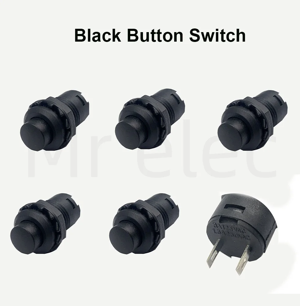 

6 шт. DS-428/427 круглый кнопочный переключатель с замком самоблокирующийся без блокировки кнопка самосброса красный, зеленый, желтый 12 мм ds-228