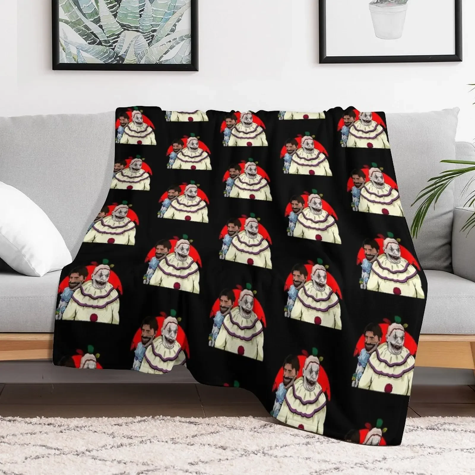 Freak Show Dandy &amp Twisty the Clown AHS сезон 4 плед туристические рождественские подарки