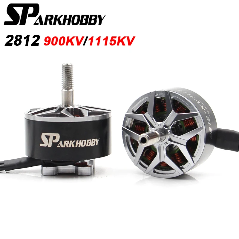 Мотор бесщеточный SPARKHOBBY XSPEED 2812 900KV 1115KV 3 ~ 6S Lipo 5 мм выходной вал для RC 9 дюймов пропеллер 3,5 кг Квадрокоптер X8 дроны