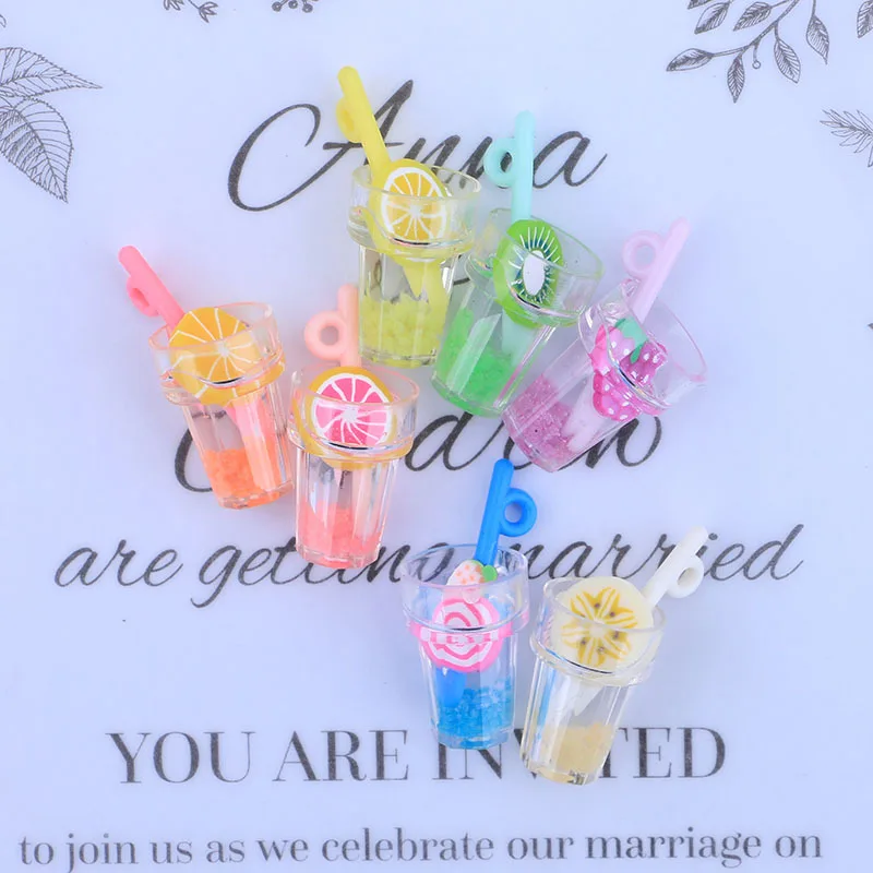 

Новинка 100 шт./лот «сделай сам», полимерная летняя 3d-чашка с фруктами в стиле Сиппи, миниатюрная имитация бутылки для напитков, Скрапбукинг д...