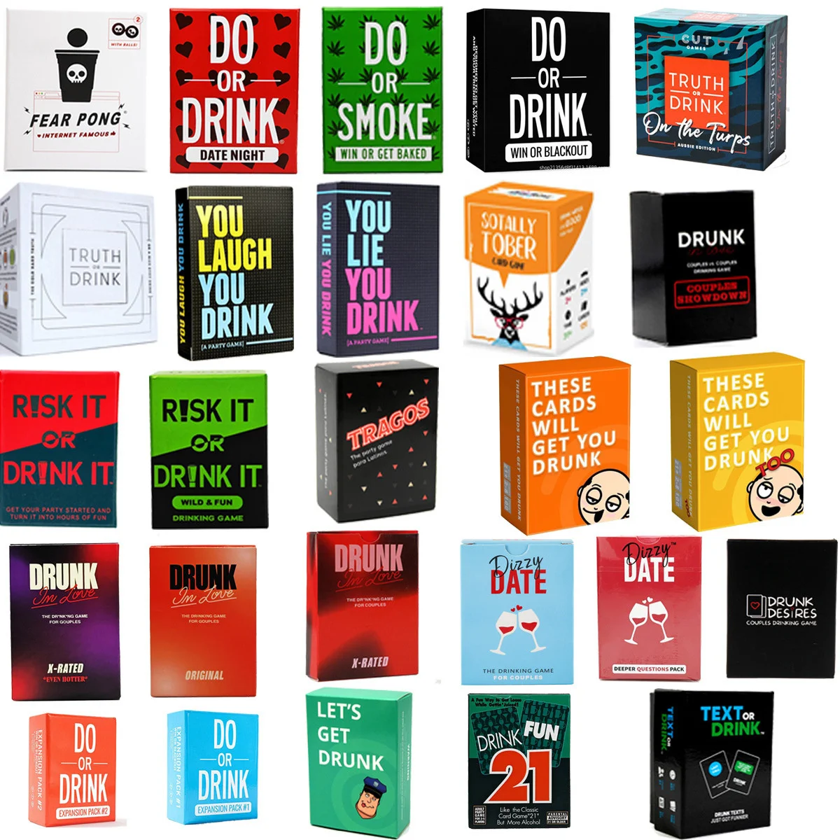 Питьевая серия солитер семейные друзья вечерние игровая версия игрушки правда