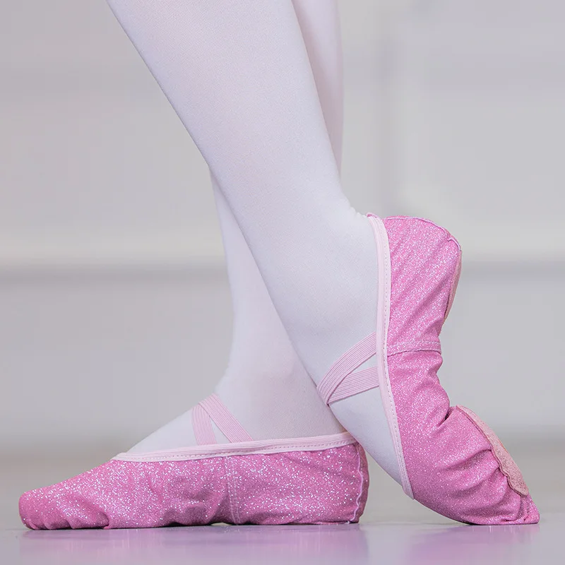 Детские Танцевальные Кроссовки с мягкой подошвой и бантом