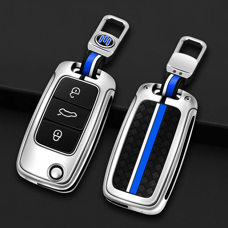 

Alloy Car Remote Key Case Cover Shell For VW Volkswagen Polo Golf Passat Tiguan Beetle Caddy Skoda Octavia For Seat Leon Altea