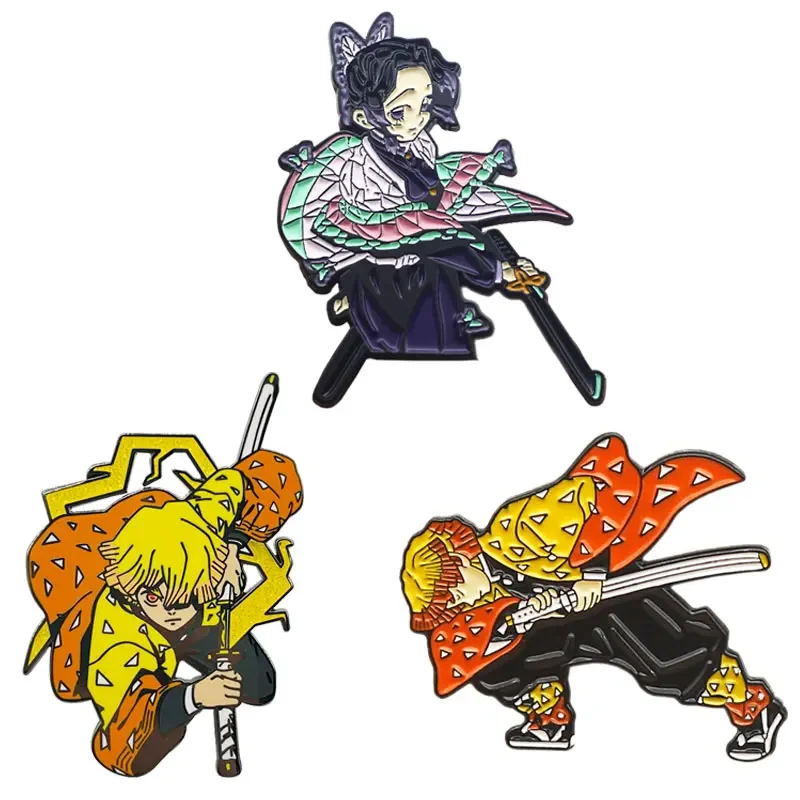 

Japanese Classics Hero Anime Enamel Pins Interesting Cartoon Metal Lapel Backpack Badges Hoodie Decorate Brooch Jewelry Gift