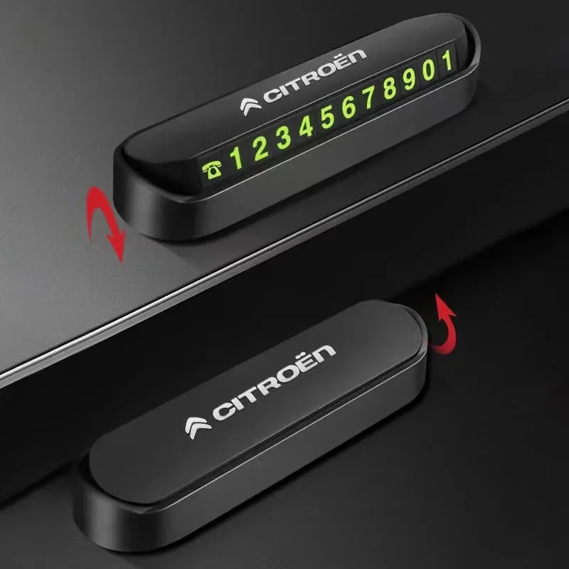Карточка временной парковки с номером телефона автомобиля для Citroen C4 C3 C5 C1 DS3 DS5 DS4