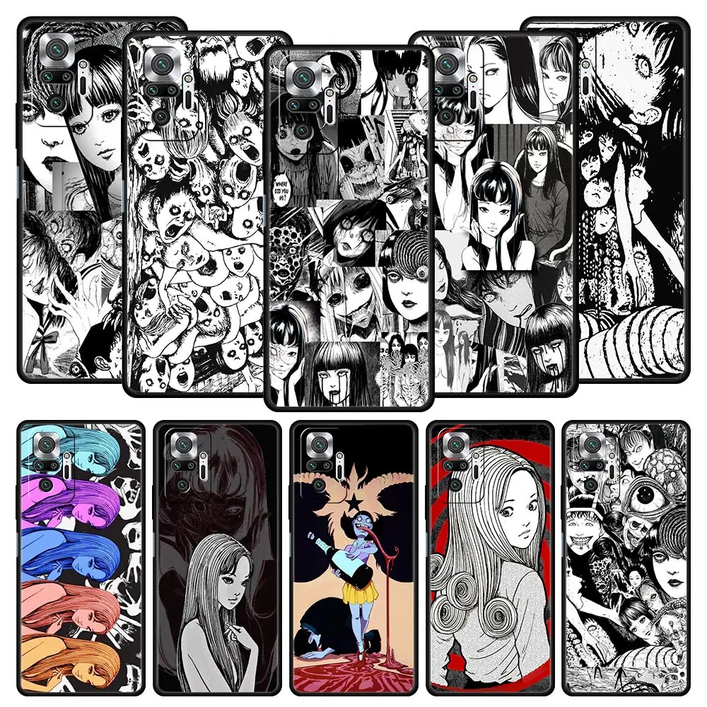 

Horror Japan Anime Tomie For Xiaomi Redmi Note 10 11 9 8 Pro Phone Case 9S 7 8T 9T 9A 8A 9C K50 K40 Gaming 11T 5G Soft Cover