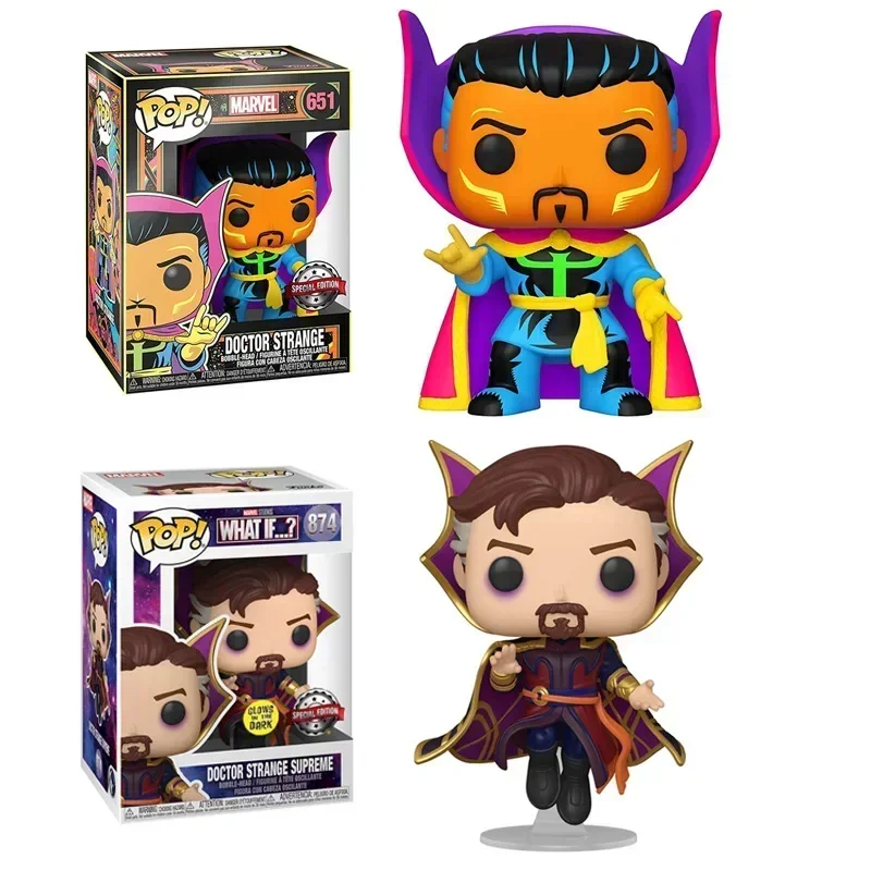 Фото FUNKO POP Marvels Доктор Мстителей Странный 651 #   874 #   161 #   169 #   174 #   Игрушка с качающейся головой, виниловые фигурки, коллекция игрушек №4