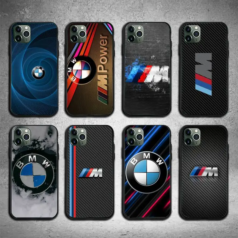 

Luxury M-Power BMW Car Phone Case For Iphone 7 8 Plus X Xr Xs 11 12 13 Se2020 Mini Mobile Iphones 14 Pro Max Case