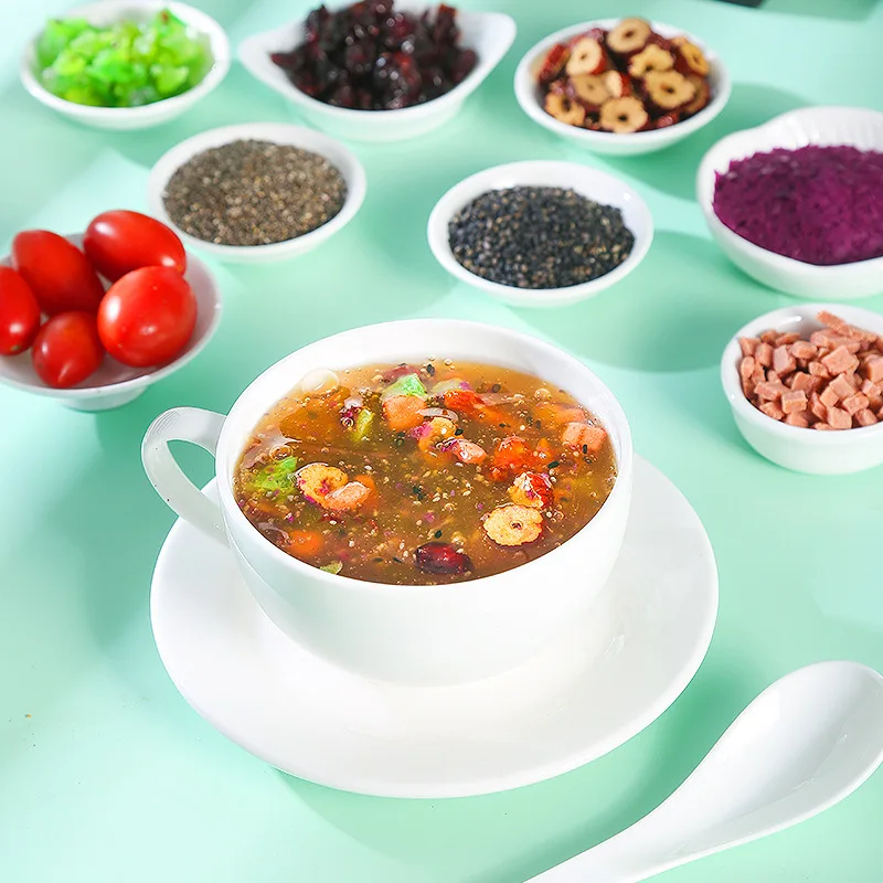 

Chia seed instant nut lotus root starch soup 500g/can No Teapot