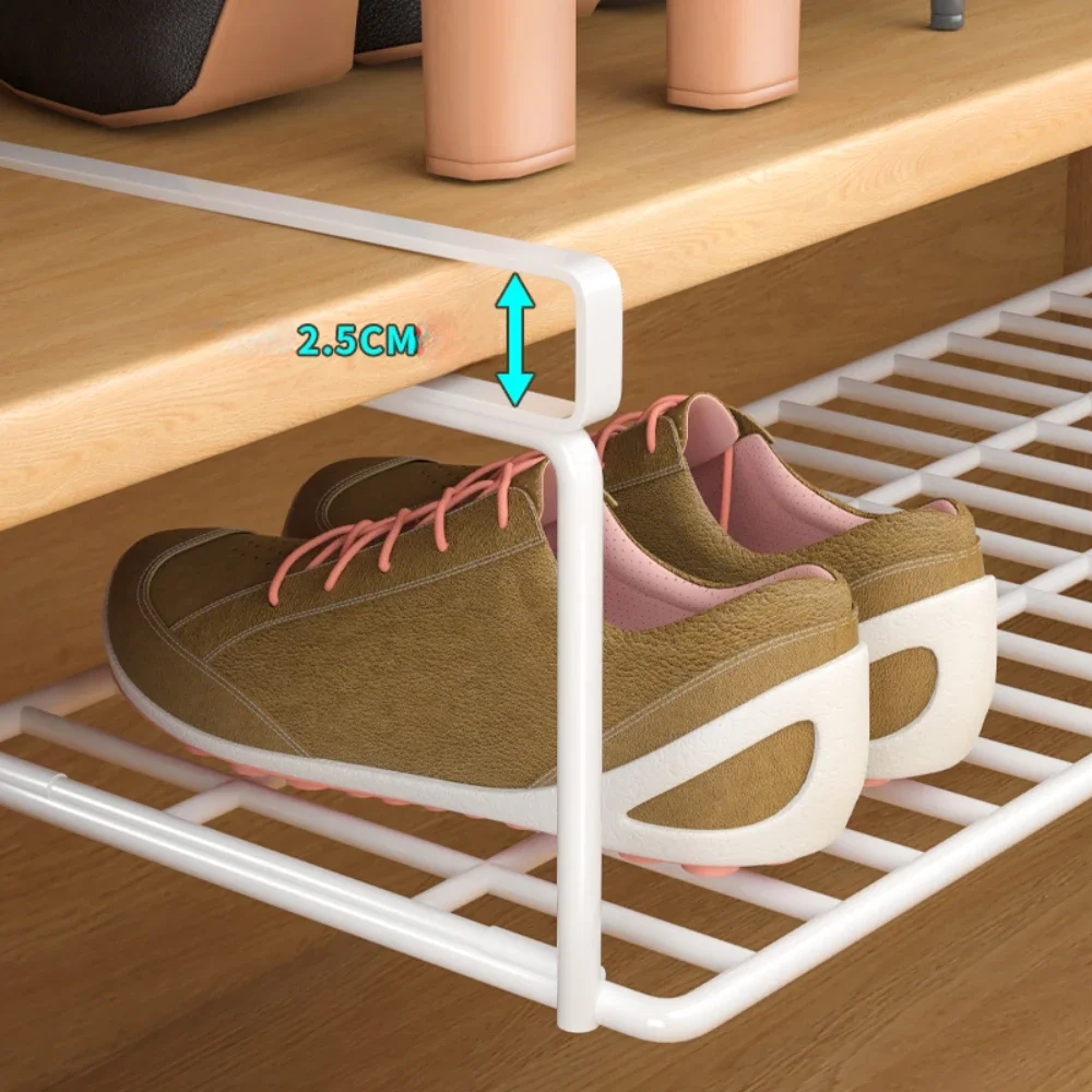 Подвесная сетчатая корзина железная большой емкости для подвешивания под шкаф