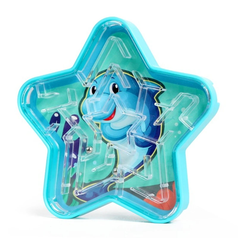 

Y3NF 3in Balance Labyrinth Finger Toy Fidget Walking Beads Maze Puzzle Jigsaw for Children Autism OCD Tensions Alleviation