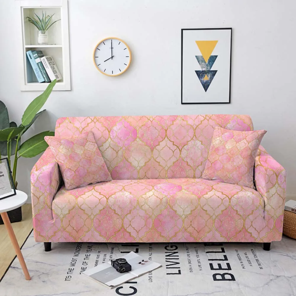 

Bohemian Sofa Slipcovers Elastic Sofa Cover For Living Room Corner Sofa Cover Chaise Lounge Cover Stretch Couch Cover 1-4 Seater