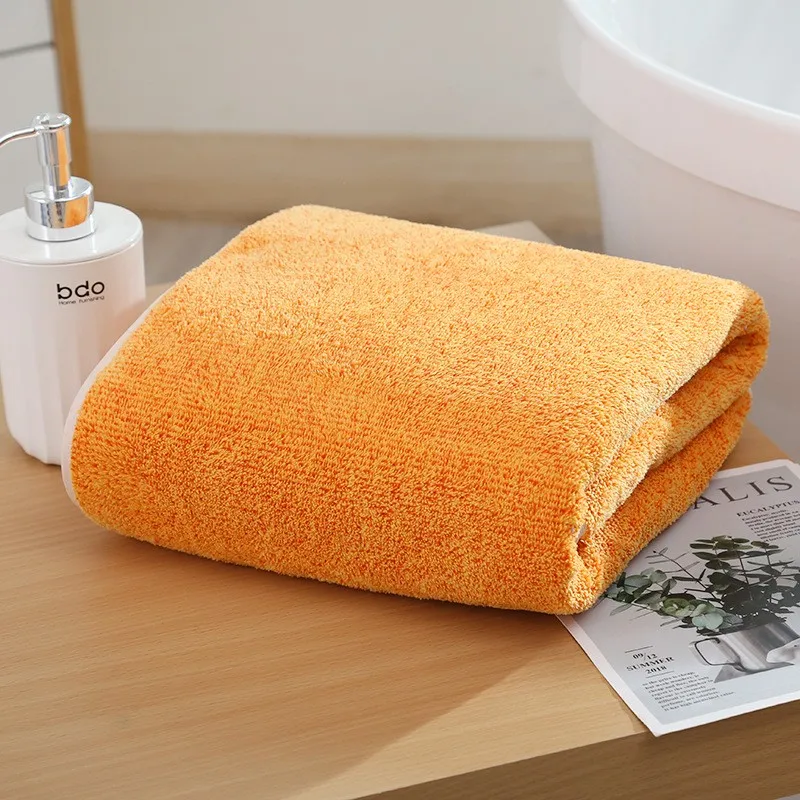 70x140cm Bamboo Charcoal Coral Velvet Bath Towel For Adult Soft Absorbent Bamboo Carbon Fiber Household Bathroom Towel Sets images - 6