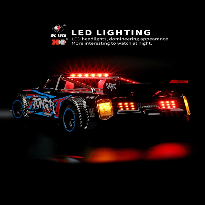 WLtoys 104072 RTR 1/10 2 4G 4WD 60 км/ч Бесщеточный радиоуправляемый автомобиль для дрифта в