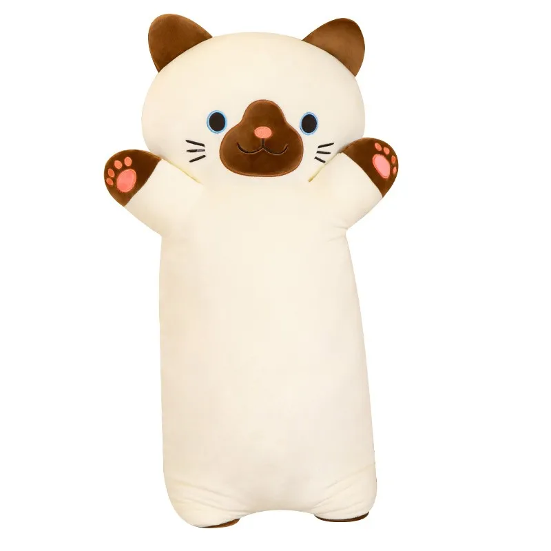 

Nice One Piece Stuffed Cotton Siam Fox Plush Security Sence Comfortable Pillow Intresting Gift For Girlfriend