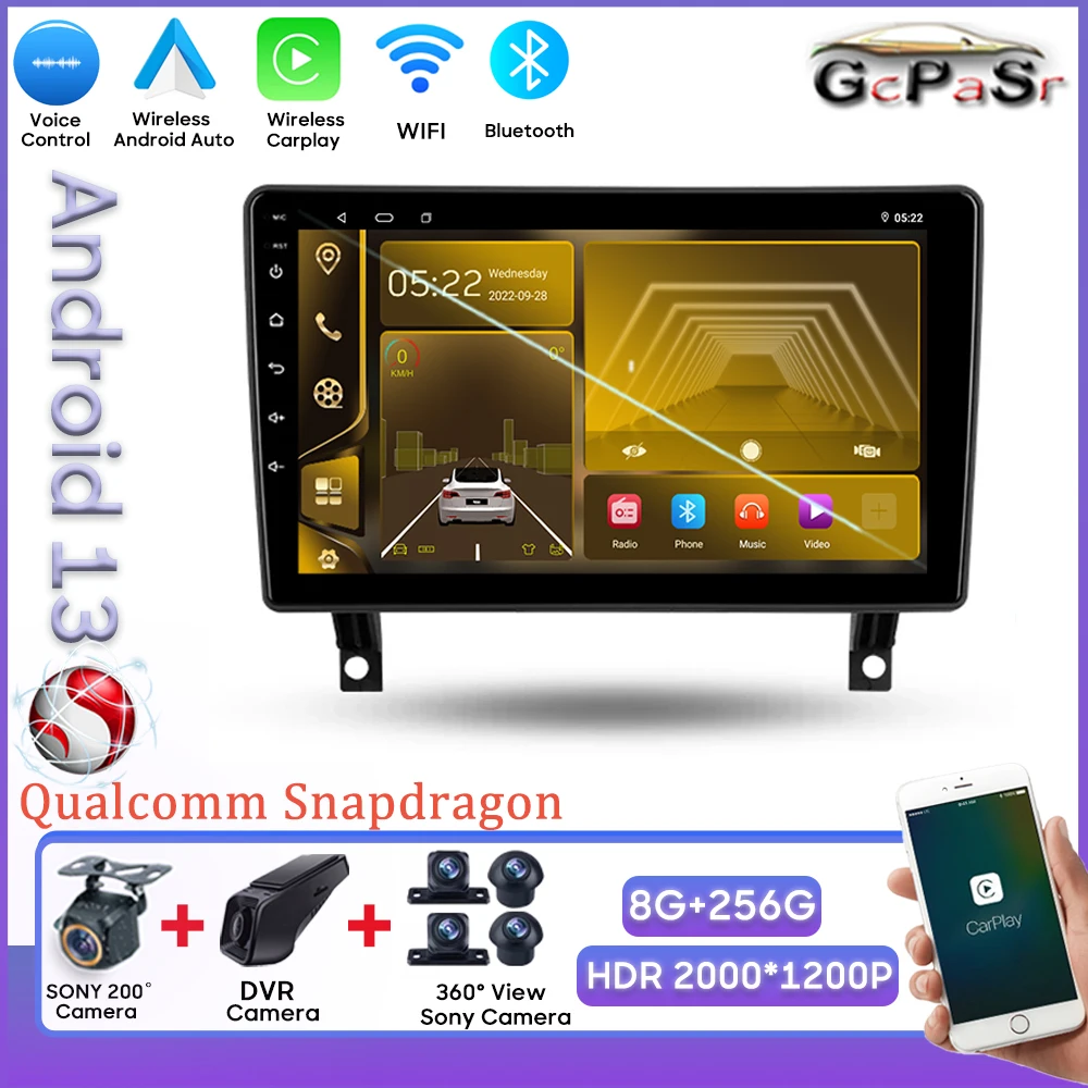 

Android Radio For Opel Antara 1 2006 - 2017 Qualcomm Snapdragon No 2din DVD Multimedia Player 8 Core Carplay Bluetooth Wifi 5G