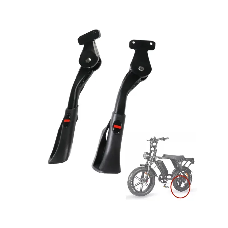 Фото Регулируемая подставка OUXI V8 20-дюймовая MTB, складная подставка для ног для толстого велосипеда, поддержка горного ремня, скутер, детали для парковки велосипеда №2