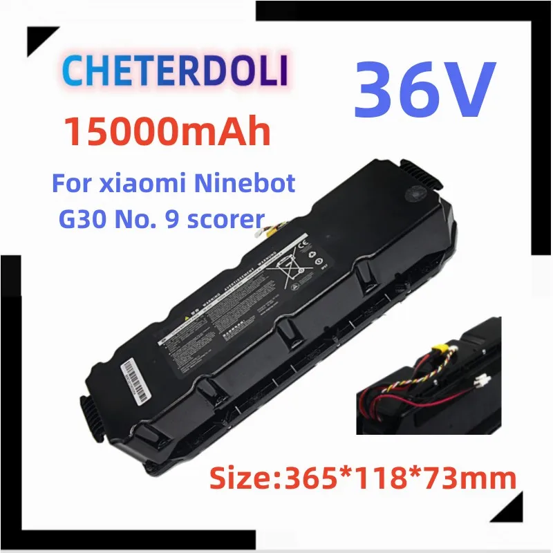 

2023 New 18650 36V15Ah For xiaomi Ninebot G30 No. 9 scooter G30MAX original accessories battery