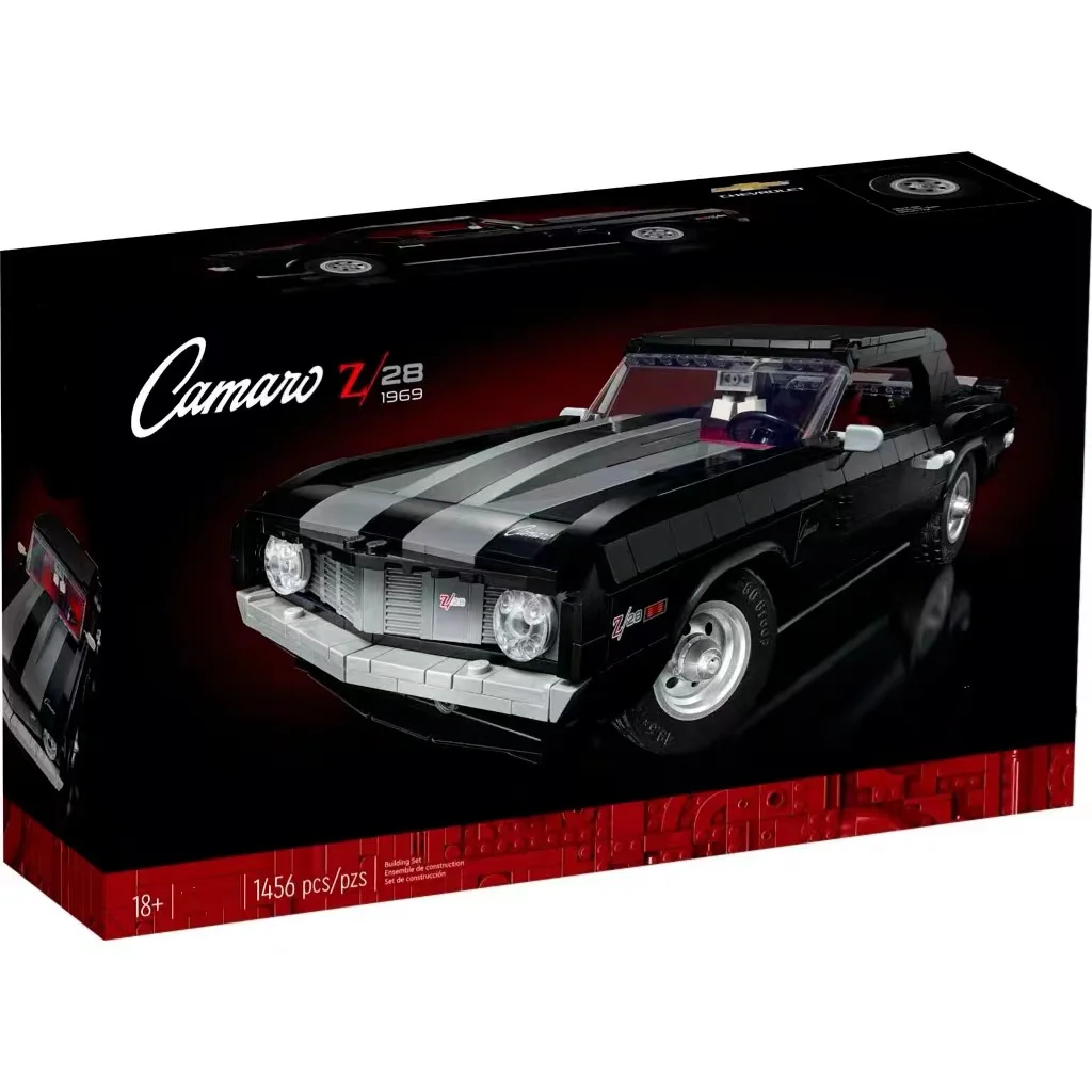 

В наличии 1969 Ретро мышечный автомобиль Camaro Z28 строительные блоки модель 10304 Городской Спортивный автомобиль Кирпичи игрушки для мальчиков Р...