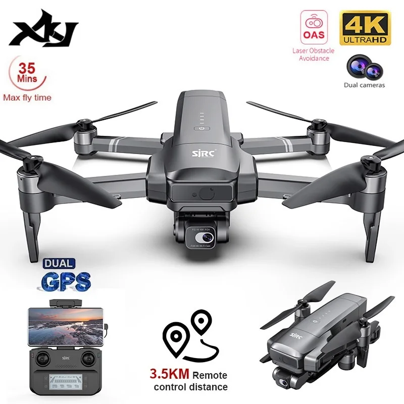 

Квадрокоптер F22s Pro складной, 3 оси, 3,5 км