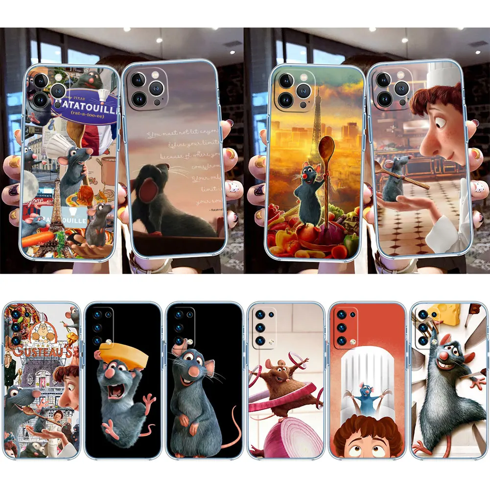 Чехол Disney Ratatouille для Moto Edge 50 Ultra Fusion G Play Stylus E22S G14 G85 G84 G62 E32 E22I G7 G6 E7 E6 Plus Power