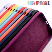 astubia shockproof liquid silicone case for iphone 13 11 12 pro max mini protector case for iphone xs max xr x 7 8 plus se cover
