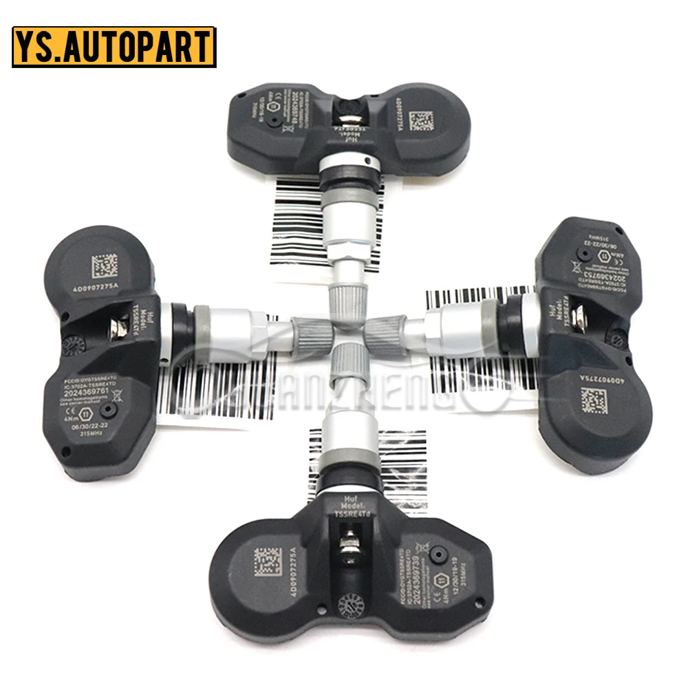 

4D0907275A автомобильный TPMS датчик давления в шинах датчик системы для Audi A4 A8 Volkswagen Phaeton 315Mhz 4D907275D