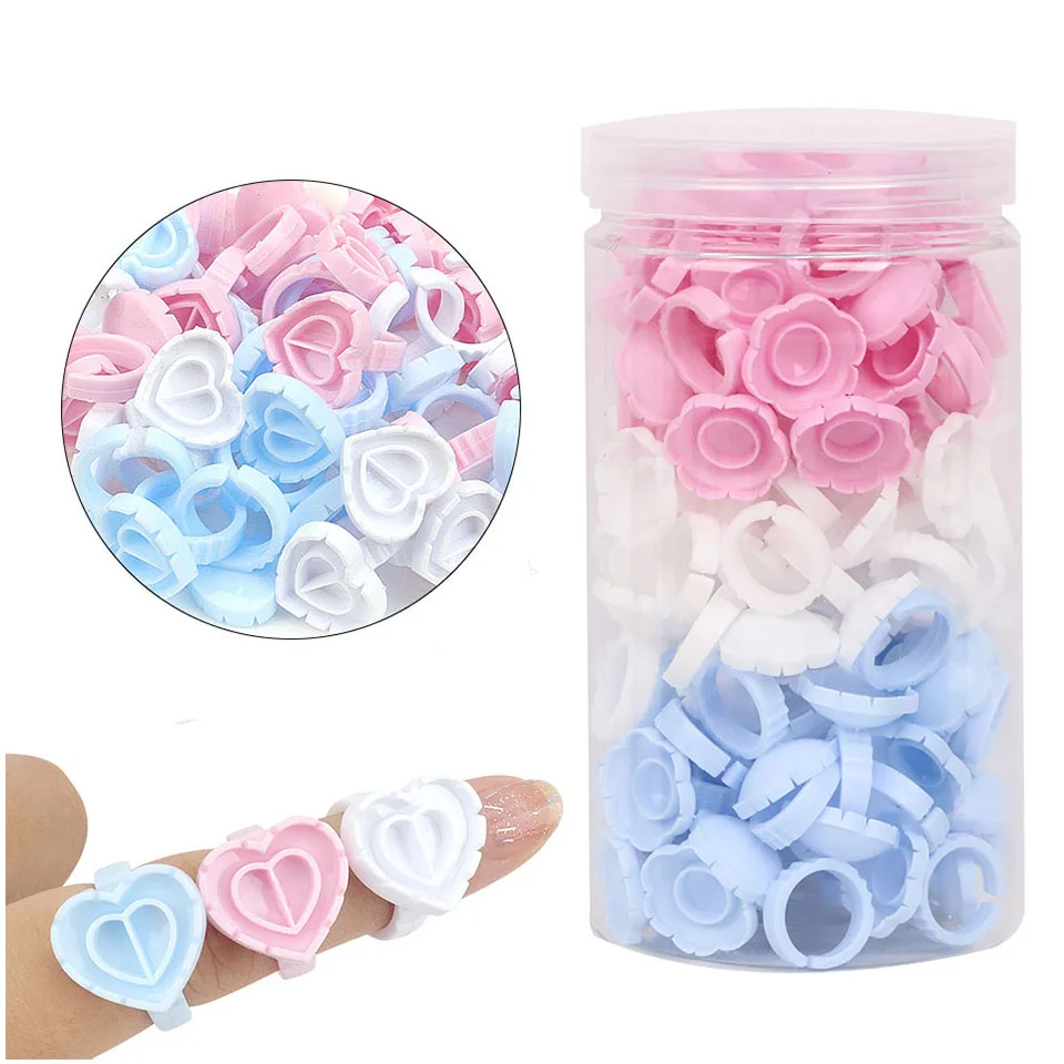 100 шт. пластиковые контейнеры для наращивания ресниц