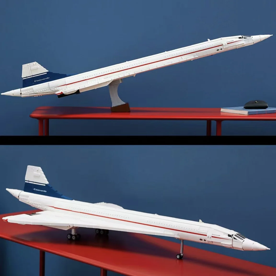 

ICONS Creative Expert Concorde Airplane 10318 Supersonic Airliner Space Shuttle Sets 10283 Building Blocks For Children Gifts