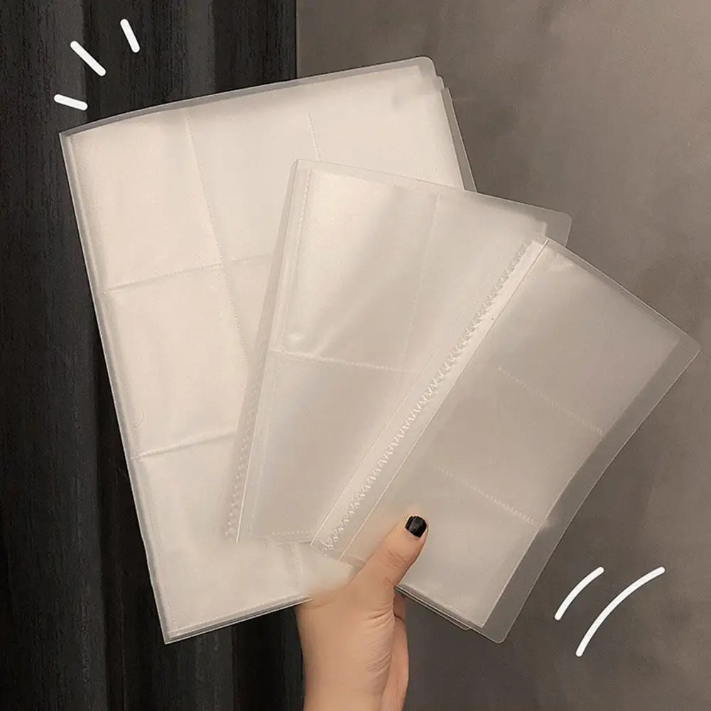 

Pvc Transparent Jewelry Storage Bag Anti-oxidation Studs Necklace Bracelets Holder Rings Jewellery Accessories Book Earring L8s9