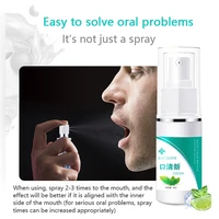 30g mouth freshener mouth spray oral odor treatment spray refresher fresh breath remove bad breath smoke for men or women