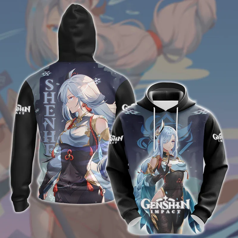 Свитшот с принтом Genshin Impact Raiden Shogun