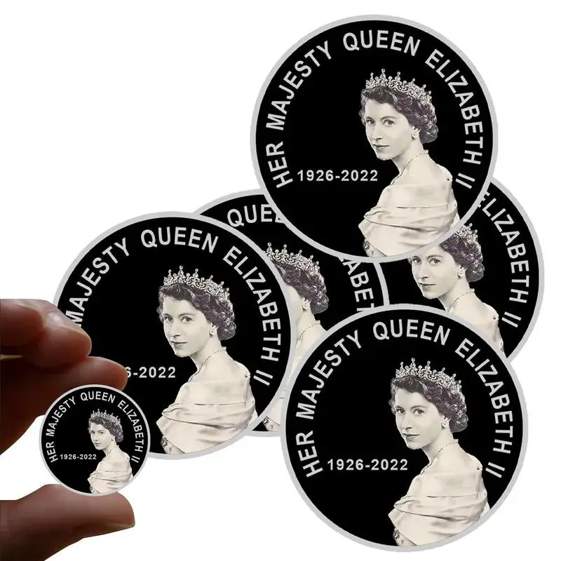 

Queen Elizabeth II Commemorative Coin Her Majesty Queen Elizabeth II 1926-2022 Coin Collectible Medals Queen Souvenir Coin Colle
