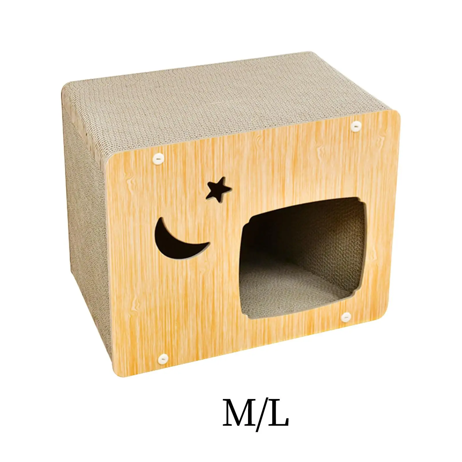 

Cat Scratcher House Wear Resistant Cat Scratch Pad Cat Scratching Board for Kitten Play Prevents Furniture Damage