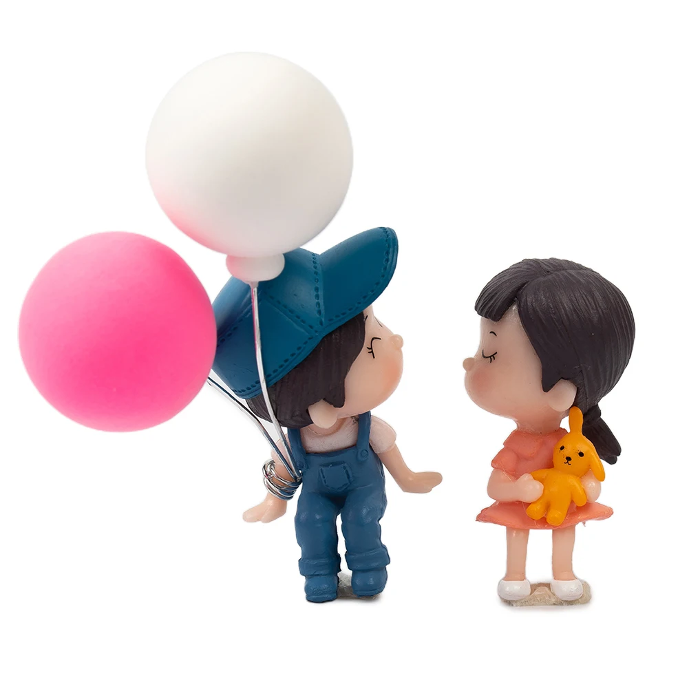 

Car Interior Dashboard Accessories Resin Cute Cartoon Couples Action Figure Ornament Auto Lovely Figurines Decoration Girl Gift