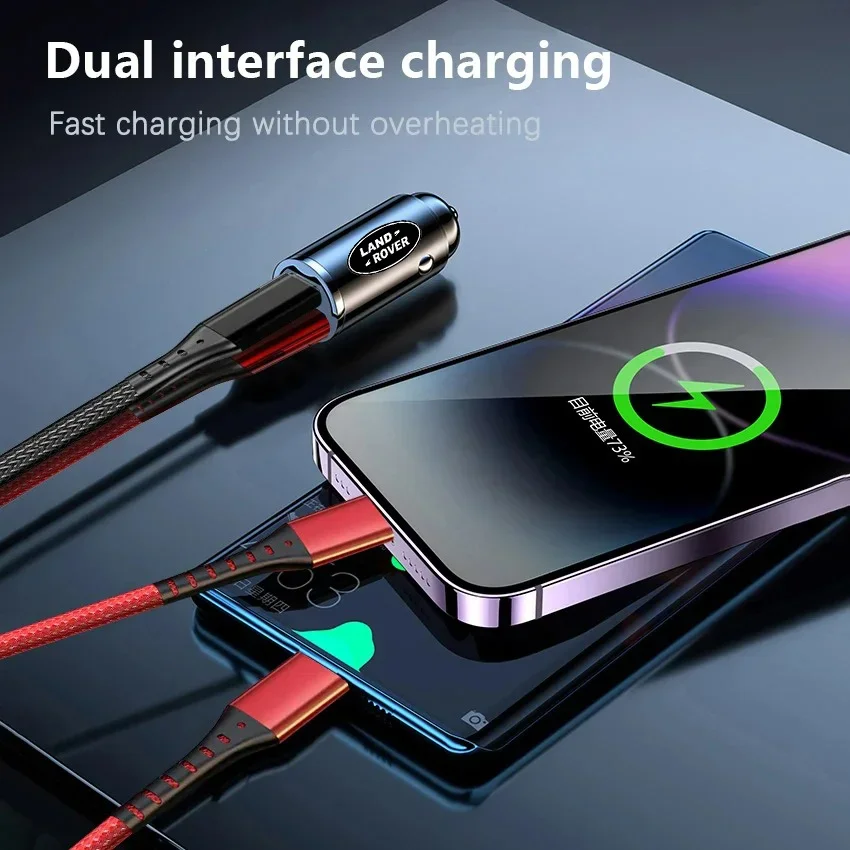 Автомобильное зарядное устройство адаптер USB PD Type C быстрая зарядка для land rover