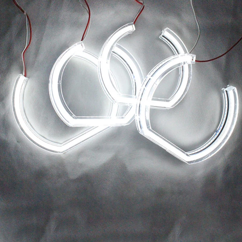 Светодиодсветодиодный глаза ангела для BMW E60 E61 LCI 528i 530i 535i 550i M5 2007-10 галогенные