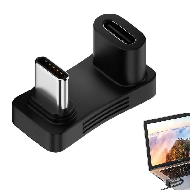 

90 Degree Right Angle USB Type C Male To Converter 2 In 1 USB 3.1 Adapter ForSteam Deck Smart Phone 10GBbps