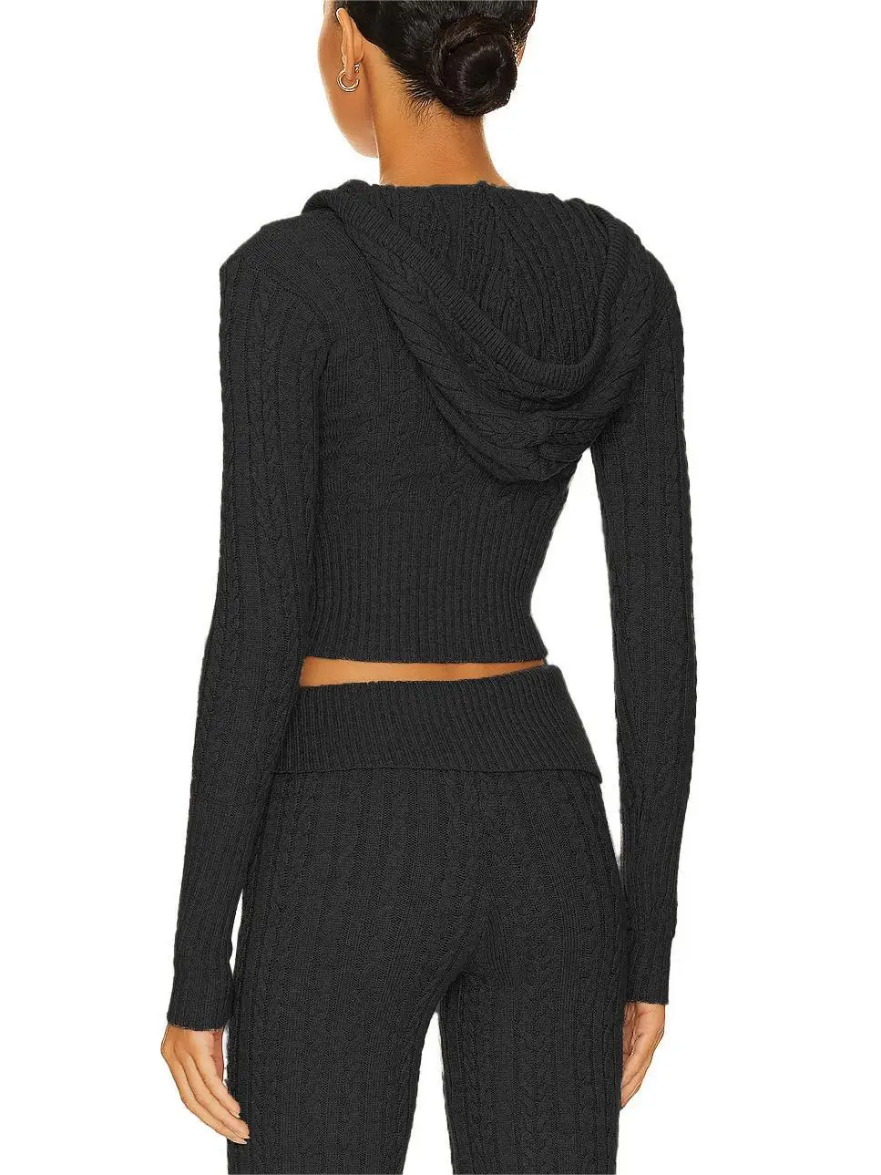 Модный повседневный костюм новинка осень/зима 2024 элегантный вязаный кардиган