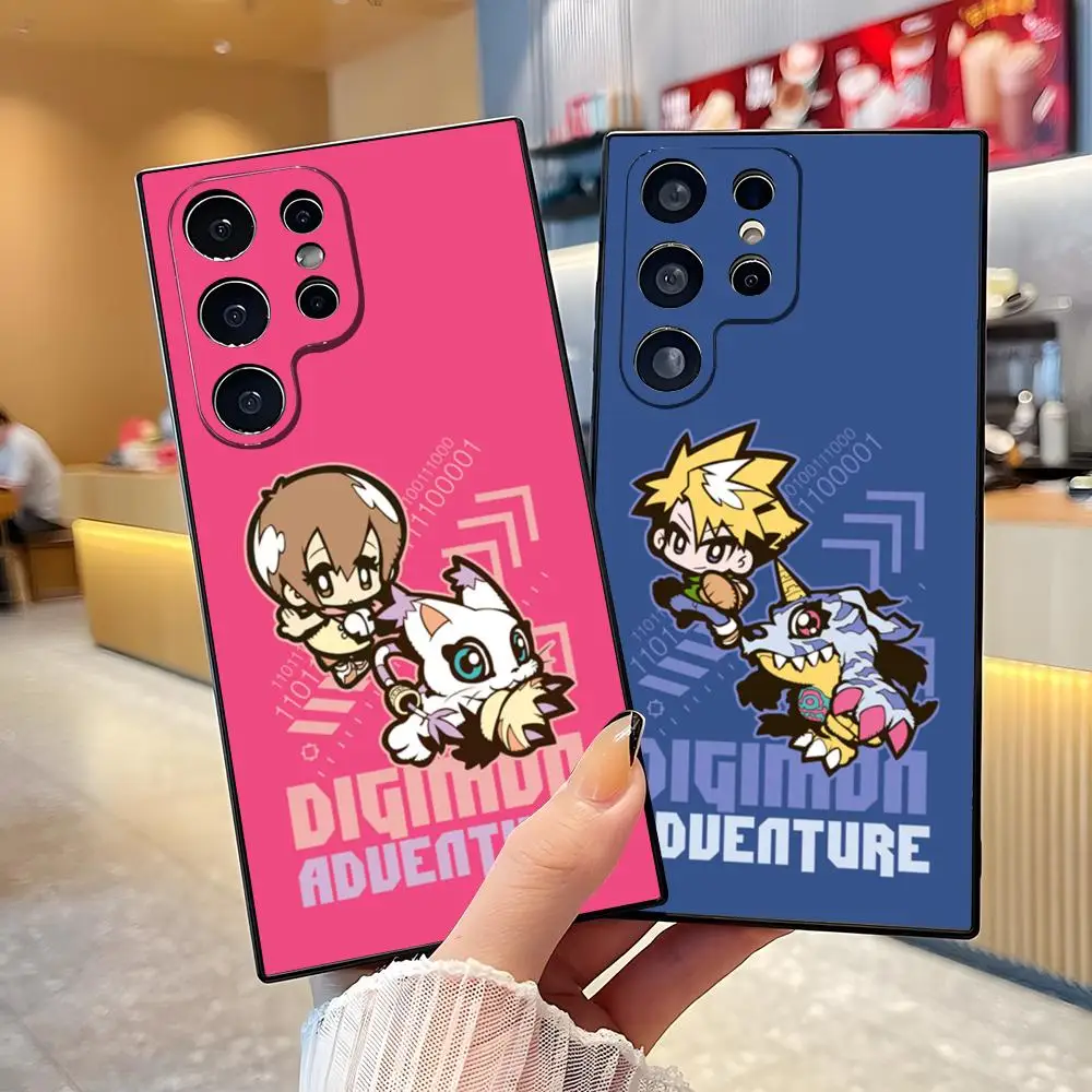 Фото Чехол для телефона Digimon Adventure для Samsung S26 S25 Edge S24 S23 S22 Ultra Plus Fe A57 A37 A17 A56 5G, силиконовый чехол. №1