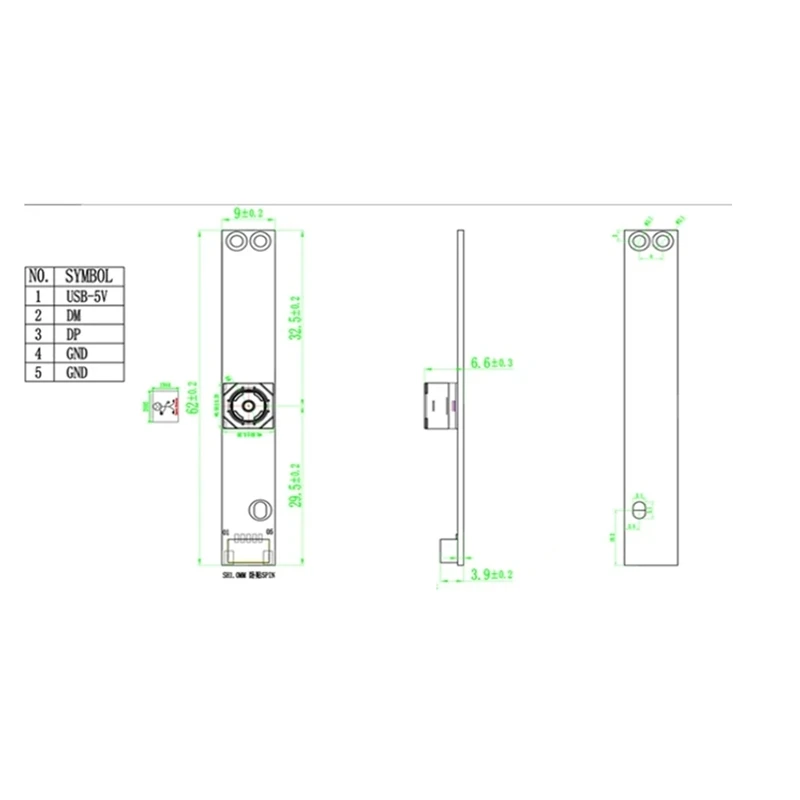 5MP 2K HD модуль широкоугольной камеры с автофокусом CMOS OV5693 OTG USB Plug and Play для Windows Android