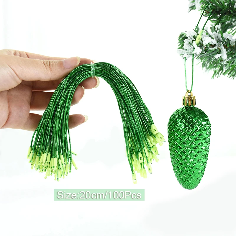 

Рождественские шары с веревкой CYZQ 100 шт