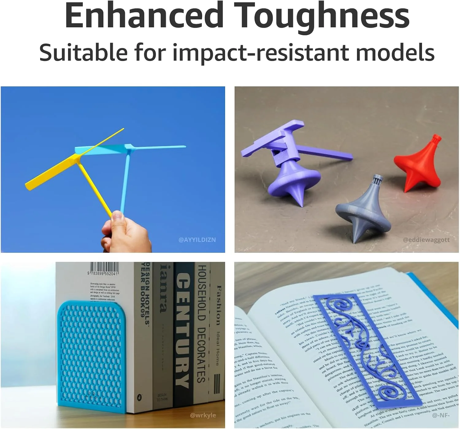 Фото Для Bambu Lab PLA Tough + 1 кг производственная нить с RFID AMS для ударной нити для 3D-печати в реальном мире №5