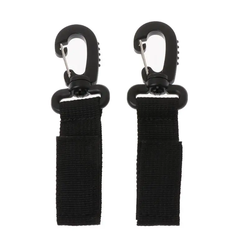 

57EE 2pcs/Set Stroller Hanger Stroller Hooks Wheelchair Stroller Pram Carriage Bag Hanger Hook Baby Strollers