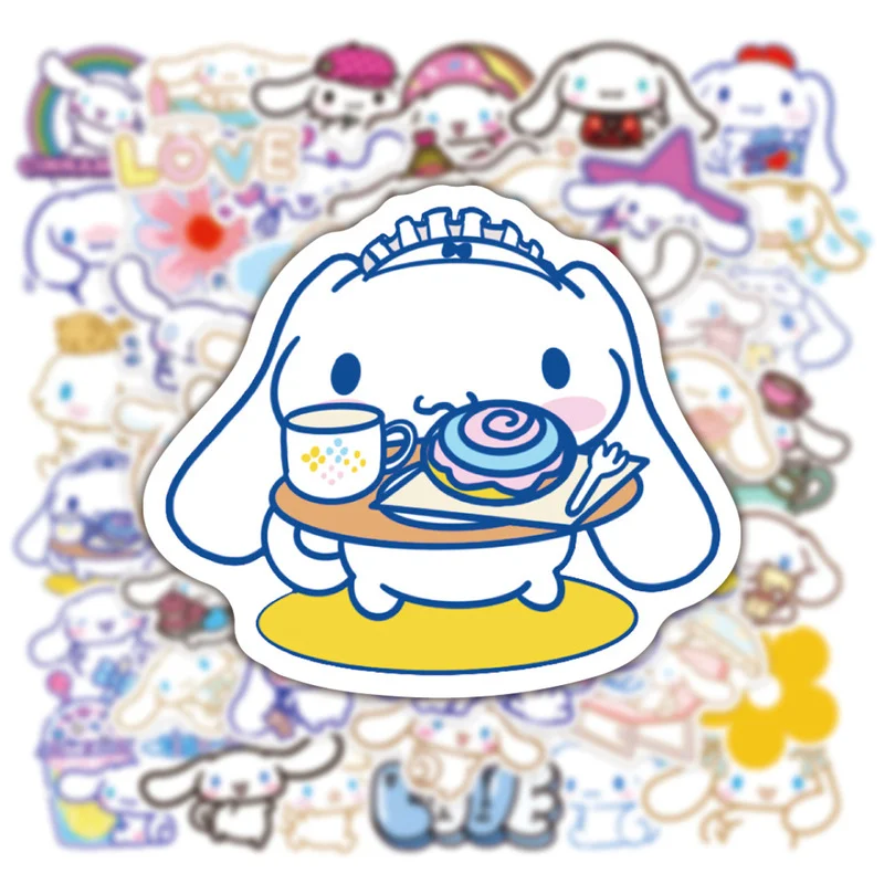 Sanrio мультфильм аниме Cinnamoroll Собака наклейки водонепроницаемый СКЕЙТБОРД гитара